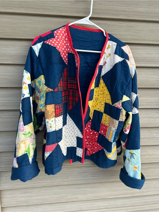 Jackets & Blazers - Upcycled quilt to a jacket